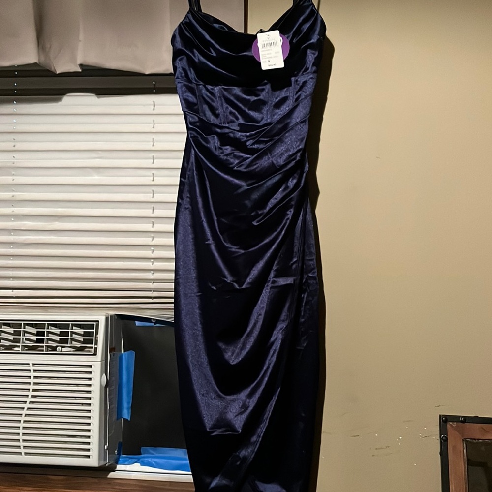 Windsor store navy blue party dress!